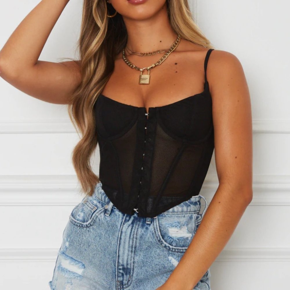 Unapologetic bustier black